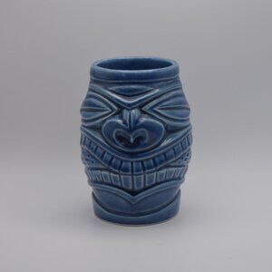 Tiki Farm 2001 Blue 4.5 inch Tiki (Smiley Jimmy C)